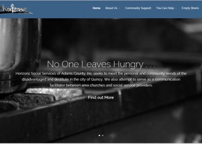 Horizons Social Services Web Site